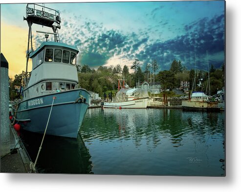 Bay Metal Print featuring the photograph Blue Morning by Bill Posner