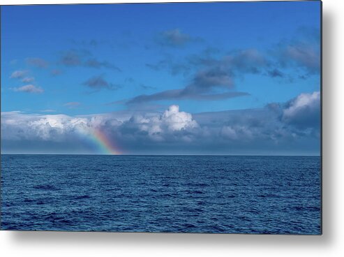 Hawaii Metal Print featuring the photograph Blue Rainbow Horizon by G Lamar Yancy
