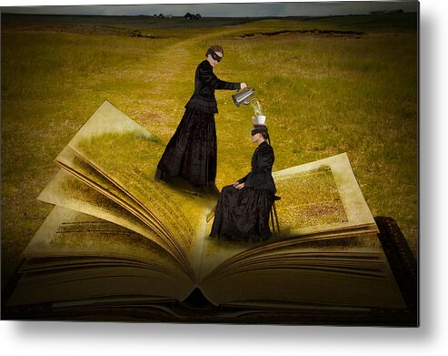Book Metal Print featuring the photograph Book Of Mystery by Christine Von Diepenbroek
