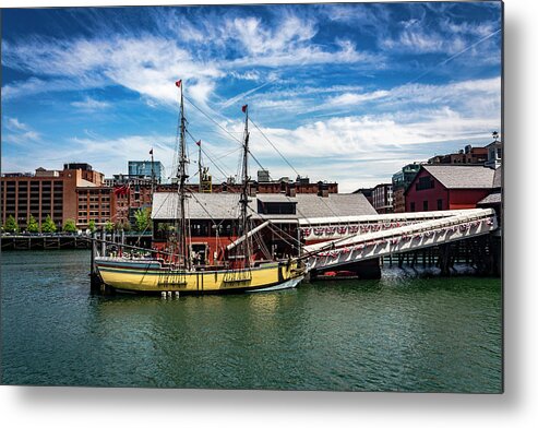 Boston Metal Print featuring the photograph Boston Series 4856 by Carlos Diaz