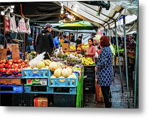 © Elizabeth Dow Photography Metal Print featuring the photograph Boston's Own Haymarket by Elizabeth Dow