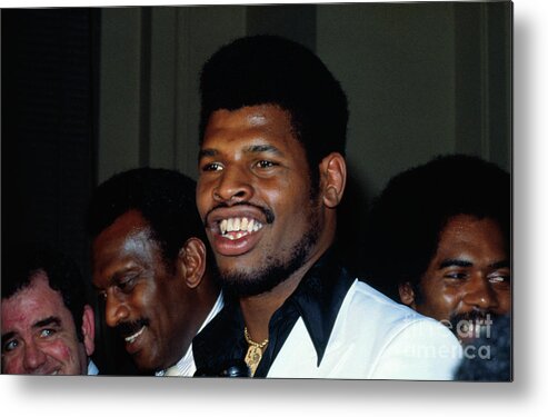 People Metal Print featuring the photograph Boxer Leon Spinks by Bettmann