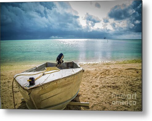 Cook Islands Metal Print featuring the photograph Brewing by Becqi Sherman