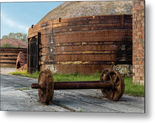 2014 Metal Print featuring the photograph Brickworks 44 by Charles Hite