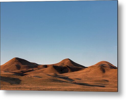 Brown Metal Print featuring the photograph Brown Mounds by Todd Klassy