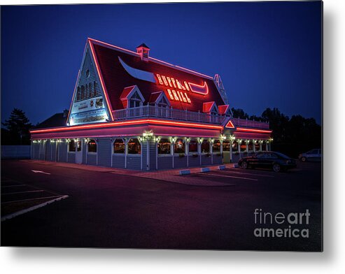 People Metal Print featuring the photograph Buffalo Grill French Restaurant Chain by Tirc83