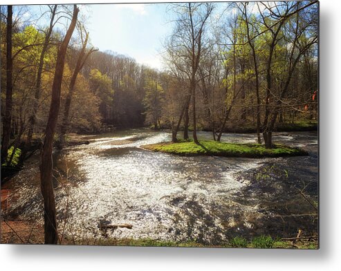 Buffalo River Metal Print featuring the photograph Buffalo River - Natchez Trace - Metal Ford by Susan Rissi Tregoning