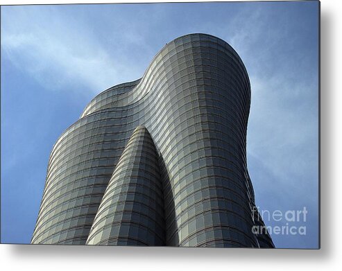 Architecture Metal Print featuring the photograph Building Art by Thomas Schroeder