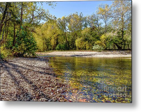 Busiek State Forest Metal Print featuring the mixed media Busiek Autumn Painterly by Jennifer White