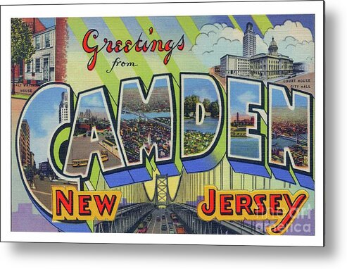 Camden Metal Print featuring the photograph Camden Greetings by Mark Miller