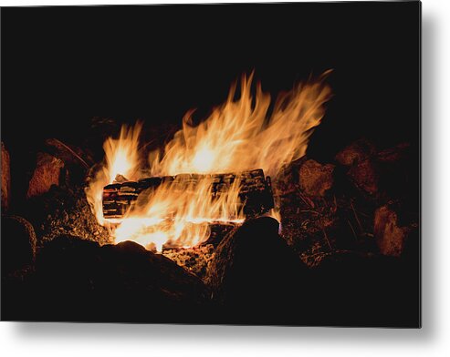 Campfire Metal Print featuring the photograph Campfire by Julieta Belmont