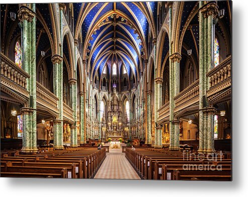 Arch Metal Print featuring the photograph Canada, Ontario, Interior by Walter Bibikow