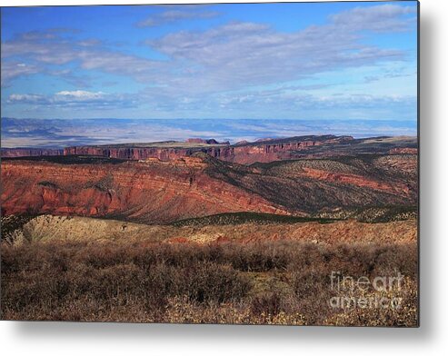 Canyons Of Utah Metal Print featuring the photograph Canyons of Utah by Marcia Lee Jones