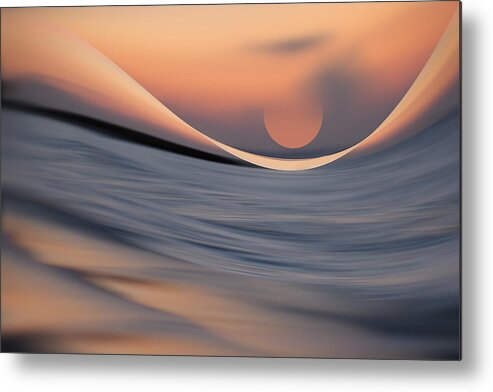 Abstract Metal Print featuring the photograph Capture The Sun by Doris Reindl