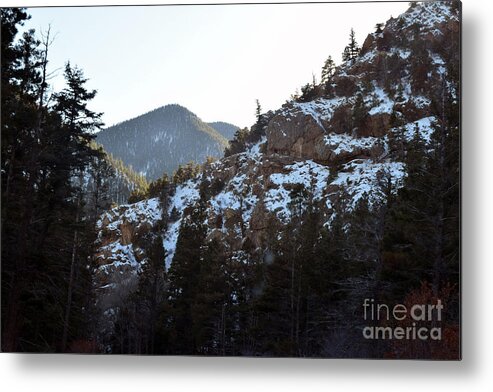 Gorge Metal Print featuring the photograph Carson National Forest by Leslie M Browning