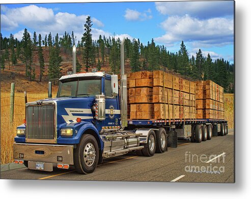 Big Rigs Metal Print featuring the photograph Catr9310-19 by Randy Harris