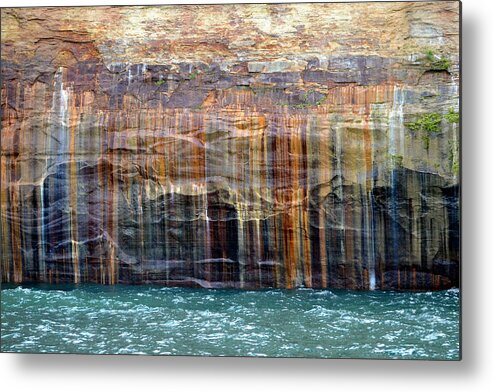 Tranquility Metal Print featuring the photograph Caves Of All Colors by Suzyqphotography