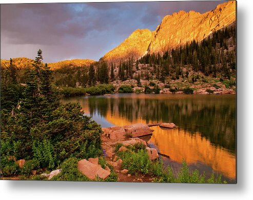 Scenics Metal Print featuring the photograph Cecret Lake by Photo By Sam Scholes