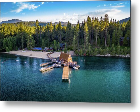 Tahoe Metal Print featuring the photograph Chambers Landing by Clinton Ward