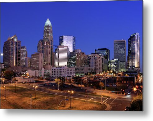 North Carolina Metal Print featuring the photograph Charlotte, Nc by Jumper