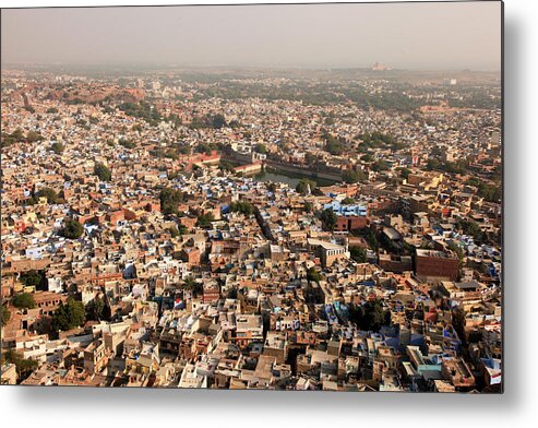 Tranquility Metal Print featuring the photograph City Of Jodhpur by Milind Torney