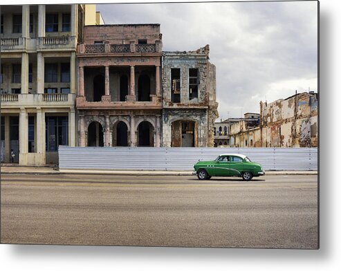 Car Metal Print featuring the photograph Classic Cuba by Jurij Bizjak