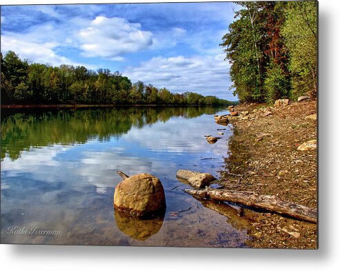 Autumn Metal Print featuring the photograph Clear Skies by Kathi Isserman
