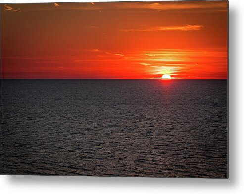 Florida Metal Print featuring the photograph Clearwater Sunset by Jeff Phillippi