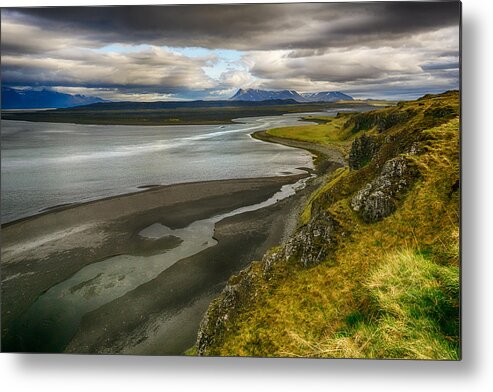 Iceland Metal Print featuring the photograph Cliffside by Amanda Jones