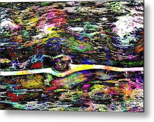 Colorful Bark 17 Metal Print featuring the photograph Colorful Bark 17 by Anita Vincze