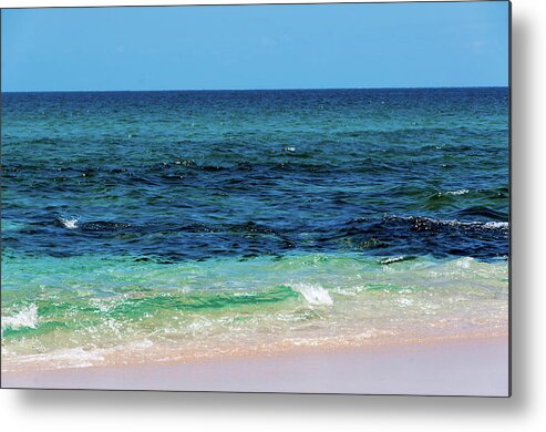 Water's Edge Metal Print featuring the photograph Colorful Sea Shore by Photo By A.vallecillos