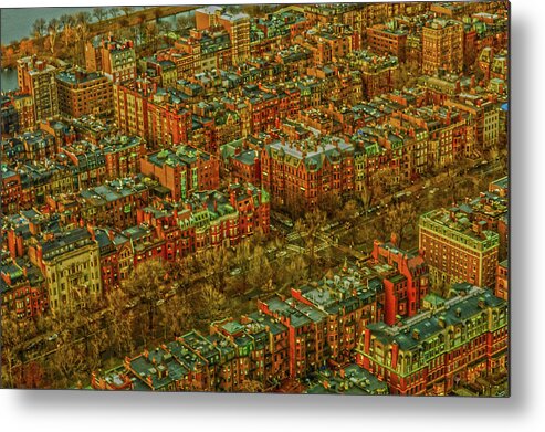 Boston Metal Print featuring the photograph Back Bay by George Pennington