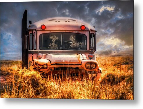 Cross The Border Metal Print featuring the photograph Cross the border for the holiday by Micah Offman