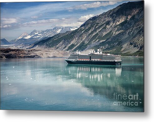 Cruise Ship Metal Print featuring the photograph Cruise Ship by Timothy Johnson