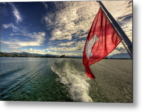 Tranquility Metal Print featuring the photograph Cruize To Zurich by Or Hiltch