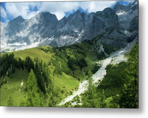 Scenics Metal Print featuring the photograph Dachstein, South Wall by Gikon@getty