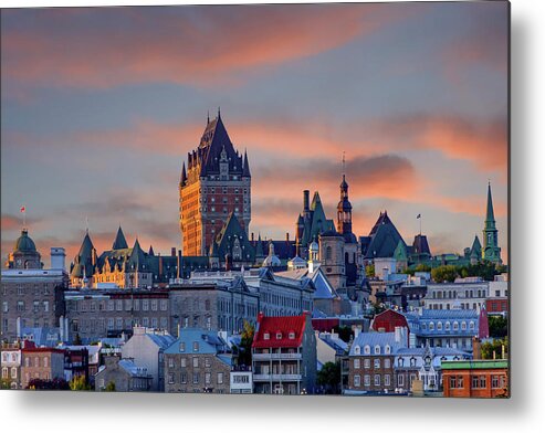 Quebec Metal Print featuring the photograph Dawn Over Quebec City by Darryl Brooks