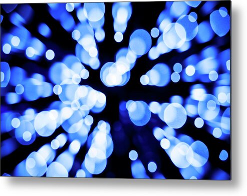 Holiday Metal Print featuring the photograph Defocused Lights 2009 by Azemdega