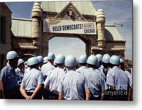 People Metal Print featuring the photograph Democratic National Convention by Bettmann