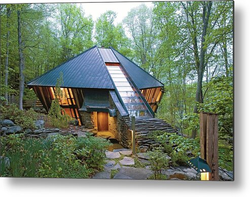 #new2022 Metal Print featuring the photograph Diamond Shaped Residence In Upstate New York by Bruce Buck