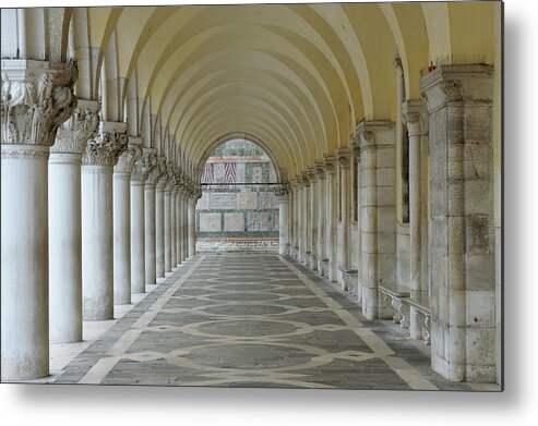 Arch Metal Print featuring the photograph Doges Palace by Raimund Linke