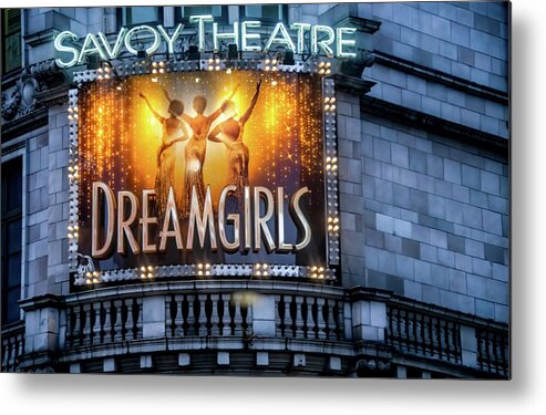 Marquee Metal Print featuring the photograph Dream Girls Marquee, London by Marcy Wielfaert