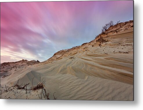 Scenics Metal Print featuring the photograph Dune Landscape After Sunset by Rob Kints