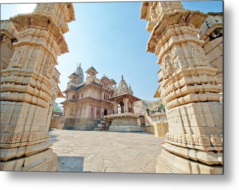 Hinduism Metal Print featuring the photograph Durga Devi Temple by Nipun Srivastava. Travel Photographer, Writer, Motorcycle Ma