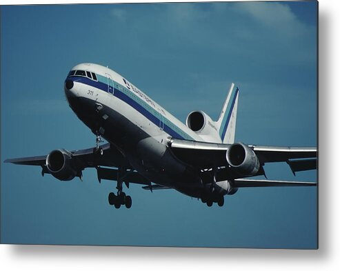 Eastern Airlines Metal Print featuring the photograph Eastern L-1011 TriStar Whisperliner by Erik Simonsen