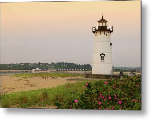 Scenics Metal Print featuring the photograph Edgartown Lighthouse by Wbritten