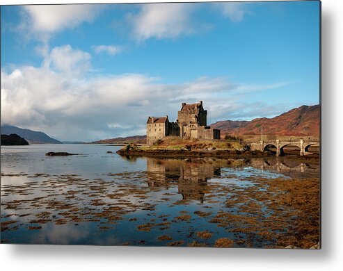 Eilean Donan Castle Metal Print featuring the mixed media Eilean Donan Castle by Smart Aviation