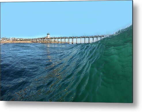 Water Photography Metal Print featuring the photograph Emerald Ramp by Sean Davey