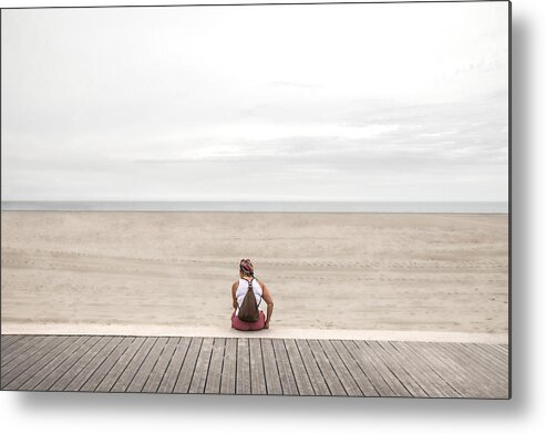 Empty Metal Print featuring the photograph Empty Loneliness by Gilbert Claes