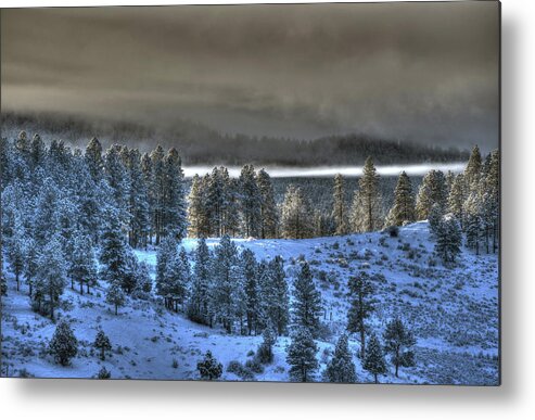 Storm Metal Print featuring the photograph End of the storm by Mark Langford
